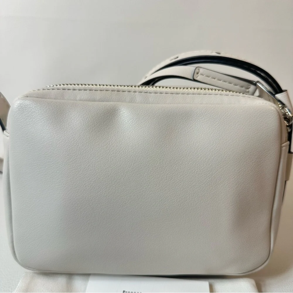 NEW PROENZA SHOULER WATTS LEATHER CAMERA BAG OFF WHITE/BLACK - Picture 8 of 13